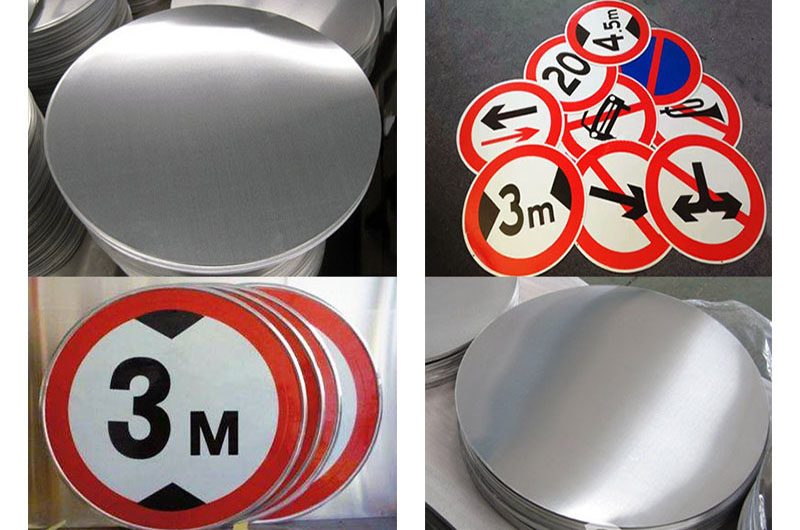 Road Sign Aluminum Circle 1050 H14