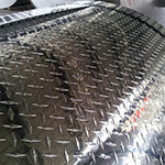 .063 (1/16) thick 4017 H22 Brite Aluminum Diamond Plate