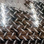 0.25 (1/4) thick Aluminum Diamond Brite Plate 3003 H22