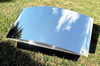 468mm x 48mm x 2mm 1070 aluminium mirror sheet