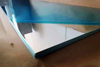 150mm x 47mm x 2mm 1070 aluminium mirror sheet