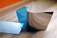 529mm x 40mm x 3mm 1070 aluminium mirror sheet