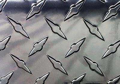 12 x 24 Black Aluminum Diamond Plate