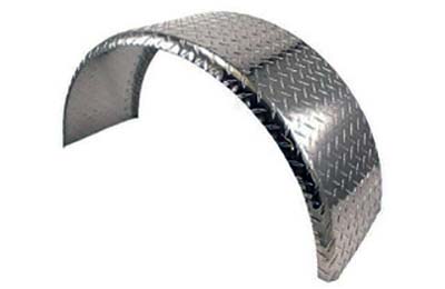 Aluminum Diamond Plate Trailer Fender