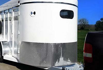 Aluminum Diamond Sheet Side and Rear Walls